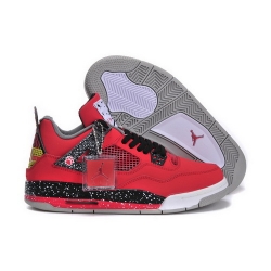 Air Jordan 4 Shoes 2013 Womens Red Black