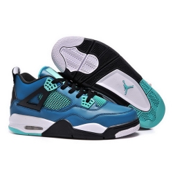 Air Jordan 4 Shoes 2014 Womens Couples Version Jade Black