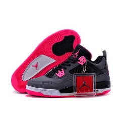 Air Jordan 4 Shoes 2015 Womens GS Hyper Pink