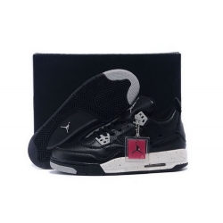 Air Jordan 4 Shoes 2015 Womens Oreo Black White