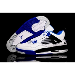 Air Jordan 4 Shoes 2015 Womens Seal Pax Lee White Black Blue