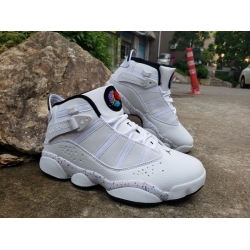 Air Jordan 6 Retro 6 Rings Women Shoes White