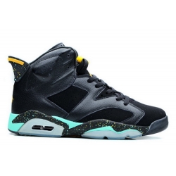 Air Jordan 6 Shoes 2014 Womens Grade AAA Black Jade