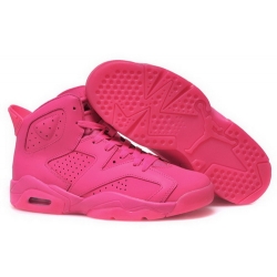 Air Jordan 6 Shoes 2015 Womens All Pink