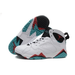 Air Jordan 7 Shoes 2015 Womens White Blue Red