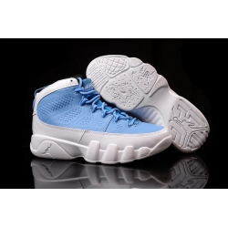 Air Jordan 9 Women Shoes Blue White