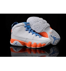 Air Jordan 9 Women Shoes Grey Orange