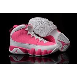 Air Jordan 9 Women Shoes Pink
