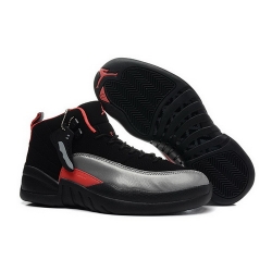 Air Jordan 12 Shoes 2014 Womens Black Grey