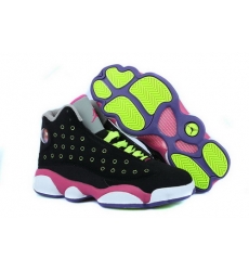 Air Jordan 13 Shoes 2014 Womens Black Red Yellow