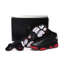 Air Jordan 13 Shoes 2015 Womens Black Red White