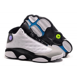 Air Jordan 13 Shoes 2015 Womens White Black Grey