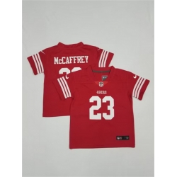 Toddlers San Francisco 49ers 23 Christian McCaffrey Red Vapor Untouchable Stitched Football Jersey