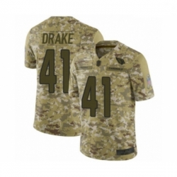 Men Arizona Cardinals #41 Kenyan Drake Limited Camo 2018 Salute to Service Football Jersey