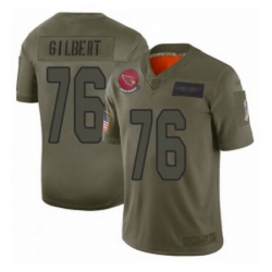 Men Arizona Cardinals 76 Marcus Gilbert Limited Camo 2019 Salute to Service Football Jersey