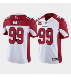 Men Arizona Cardinals 99 J J  Watt 2022 White With 4 Star C Patch Vapor Untouchable Limited Stitched Jersey