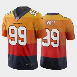 Men Arizona Cardinals 99 J J  Watt Sunset Orange City Edition Jersey