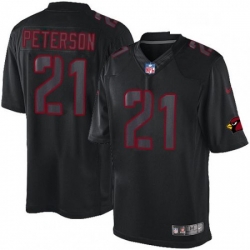 Men Nike Arizona Cardinals 21 Patrick Peterson Limited Black Impact NFL Jersey