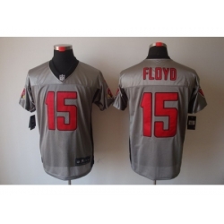 Nike Arizona Cardinals 15 Michael Floyd Grey Elite Shadow NFL Jersey