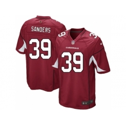 Nike Arizona Cardinals 39 James Sanders Red Game NFL Jersey