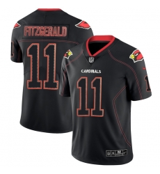 Nike Cardinals 11 Larry Fitzgerald Black Shadow Legend Limited Jersey