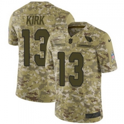 Nike Cardinals #13 Christian Kirk Camo Mens Stitched NFL Limited 2018 Salute to Service Jersey