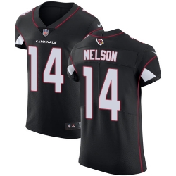 Nike Cardinals #14 J J Nelson Black Alternate Mens Stitched NFL Vapor Untouchable Elite Jersey