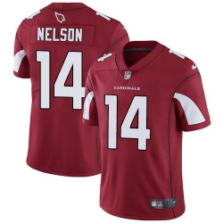 Nike Cardinals #14 J J Nelson Red Team Color Mens Stitched NFL Vapor Untouchable Limited Jersey