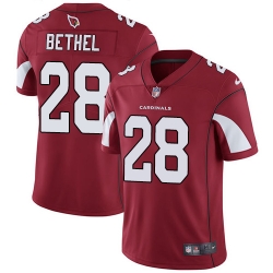 Nike Cardinals #28 Justin Bethel Red Team Color Mens Stitched NFL Vapor Untouchable Limited Jersey