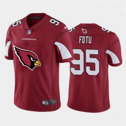 Nike Cardinals 95 Leki Fotu Red Team Big Logo Vapor Untouchable Limited Jersey