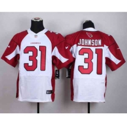 nike nfl jerseys arizona cardinals 31 johnson white[Elite][johnson]