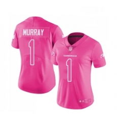 Women Arizona Cardinals #1 Kyler Murray Limited Pink Rush Fashion NFL Jersey