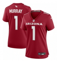 Women Arizona Cardinals 1 Kyler Murray New Red Stitched Game Jersey