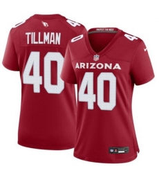 Women Arizona Cardinals 40 Pat Tillman Red 2024 F U S E Vapor Untouchable Limited Stitched