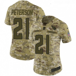 Womens Nike Arizona Cardinals 21 Patrick Peterson Limited Camo 2018 Salute to Service NFL Jersey