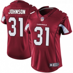 Womens Nike Arizona Cardinals 31 David Johnson Red Team Color Vapor Untouchable Limited Player NFL Jersey