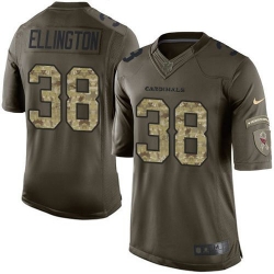 Nike Cardinals #38 Andre Ellington Green Youth Stitched NFL Limited Salute to Service Jersey