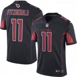 Youth Nike Arizona Cardinals 11 Larry Fitzgerald Limited Black Rush Vapor Untouchable NFL Jersey