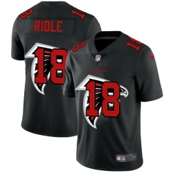 Atlanta Falcons 18 Calvin Ridley Men Nike Team Logo Dual Overlap Limited NFL Jersey Black