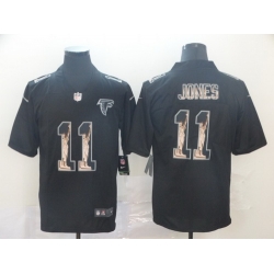 Falcons 11 Julio Jones Black Statue Of Liberty Limited Jersey