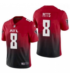 Men Atlanta Falcons #8 Kyle Pitts Red 2021 Draft Jersey