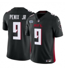 Men Atlanta Falcons 9 Michael Penix Jr Black 2024 With Draft Patch F U S E Vapor Untouchable Limited Stitched Football Jersey