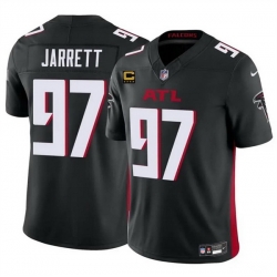 Men Atlanta Falcons 97 Grady Jarrett Black 2024 F U S E With 4 Star C Patch Vapor Untouchable Limited Stitched Football Jersey