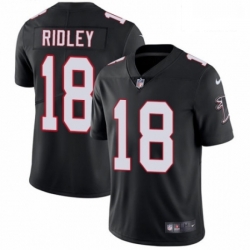 Men Nike Atlanta Falcons 18 Calvin Ridley Black Alternate Vapor Untouchable Limited Player NFL Jersey