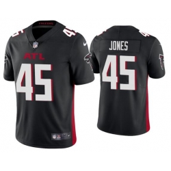 Men's Atlanta Falcons #45 Deion Jones 2020 Black Vapor Untouchable Limited Stitched NFL Jersey