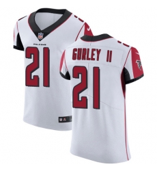 Nike Atlanta Falcons 21 Todd Gurley II White Men Stitched NFL New Elite Jersey