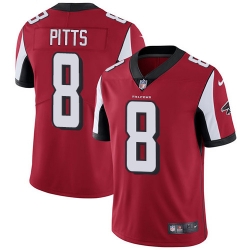 Nike Atlanta Falcons 8 Kyle Pitts Red Team Color Men Stitched NFL Vapor Untouchable Limited Jersey