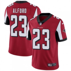 Nike Falcons #23 Robert Alford Red Team Color Mens Stitched NFL Vapor Untouchable Limited Jersey