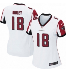 Womens Nike Atlanta Falcons 18 Calvin Ridley Game White NFL Jersey