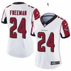 Womens Nike Atlanta Falcons 24 Devonta Freeman White Vapor Untouchable Limited Player NFL Jersey